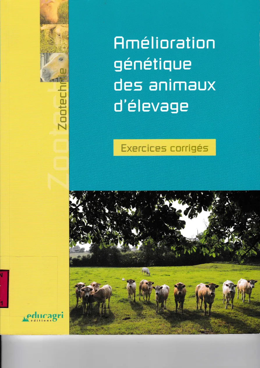 Couverture de Amélioration génétique des animaux d'élevage