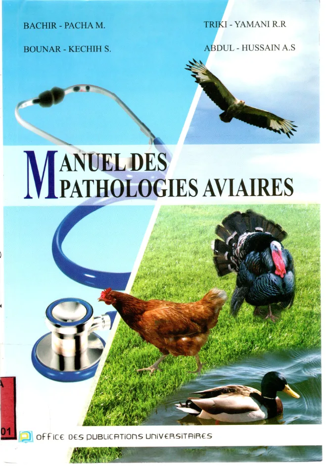 Couverture de Manuel Des Pathologies Aviaires