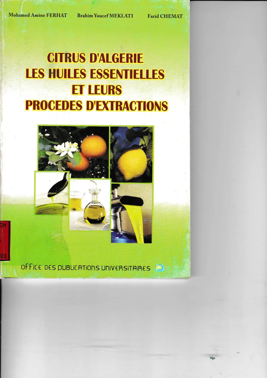Couverture de Citrus d'algérie