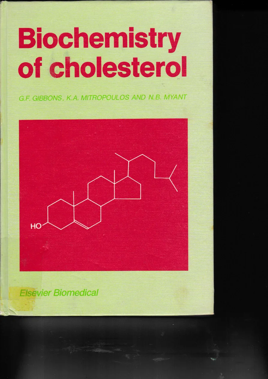 Couverture de Biochemistry of cholesterol