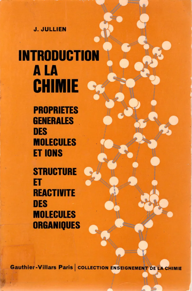 Couverture de Introduction a la chemie