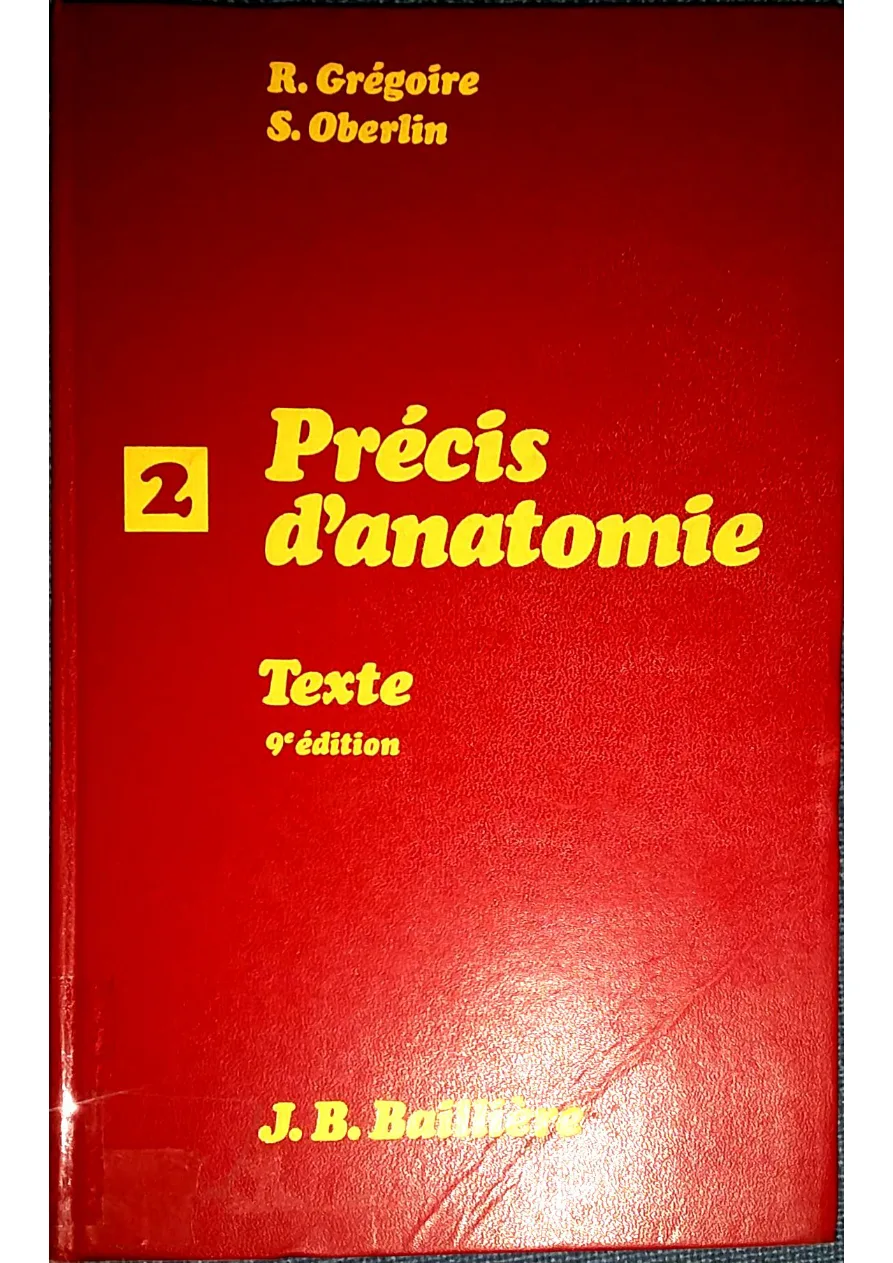 Couverture de Précis d'anatomie : tome 2 texte . système nerveux central organes des sens
