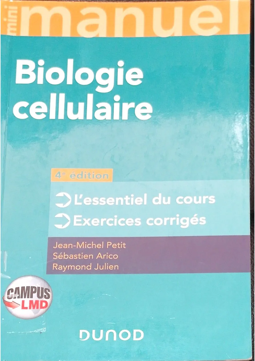 Couverture de Mini manuel biologie cellulaire