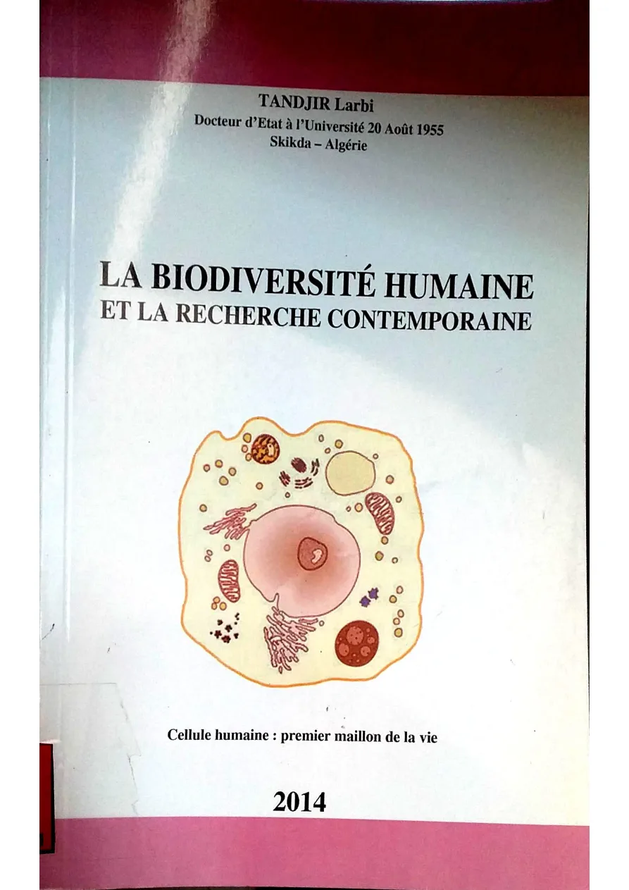 Couverture de La biodiversité humaine et la recherche et la recherche contemporaine.