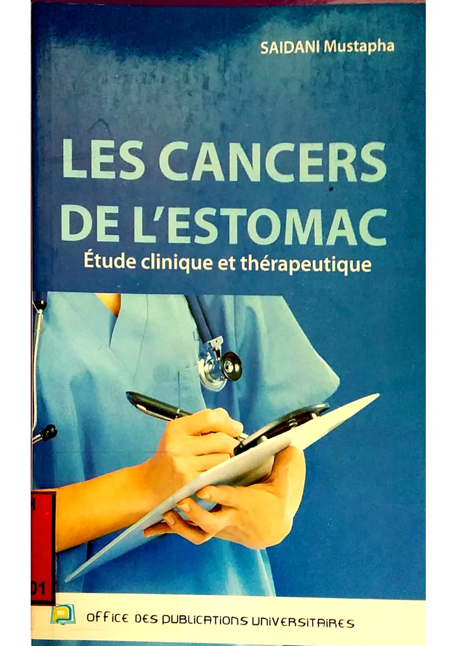 Couverture de Les cancers de l'estomac : étude clinique et thérapeutique.
