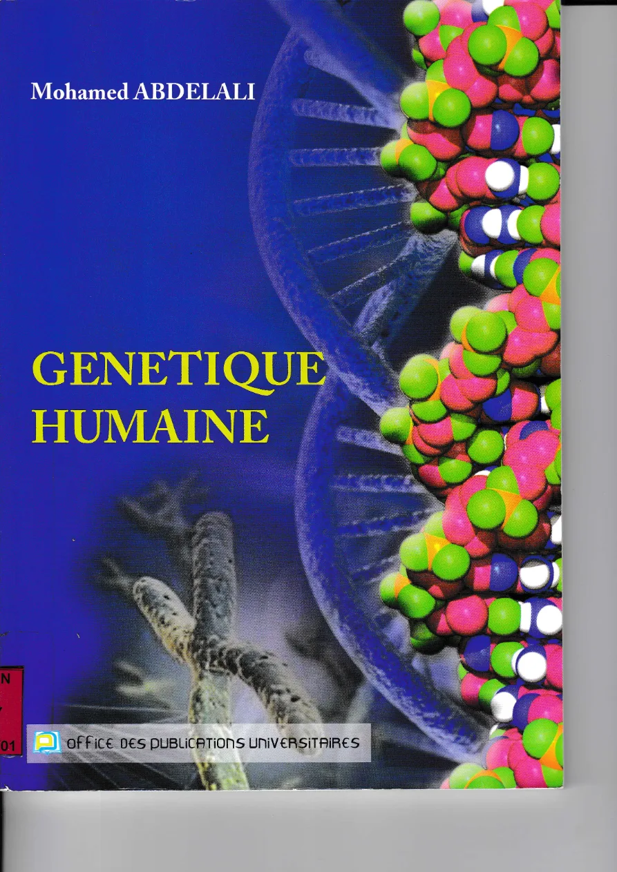 Couverture de Génétique humaine