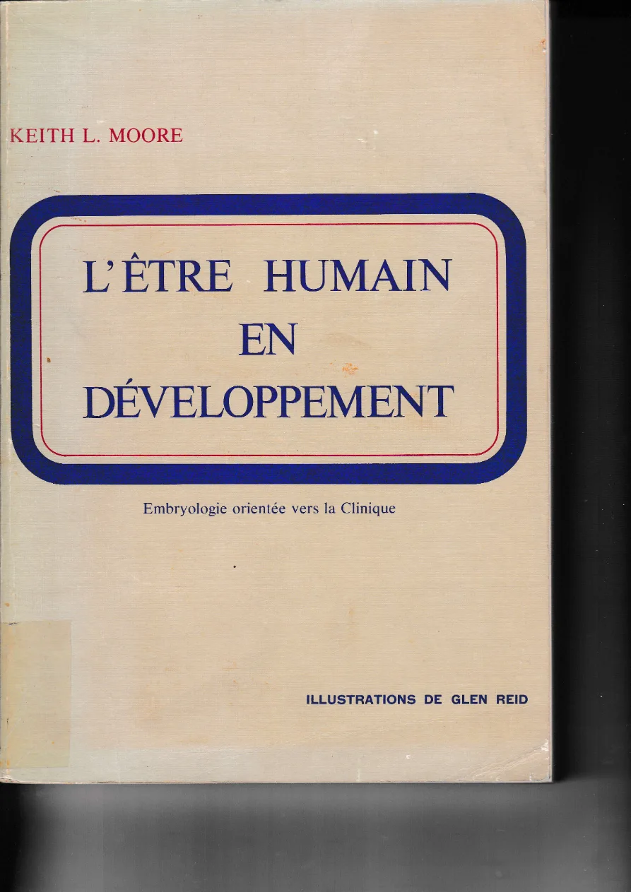 Couverture de L'étre humain en développement