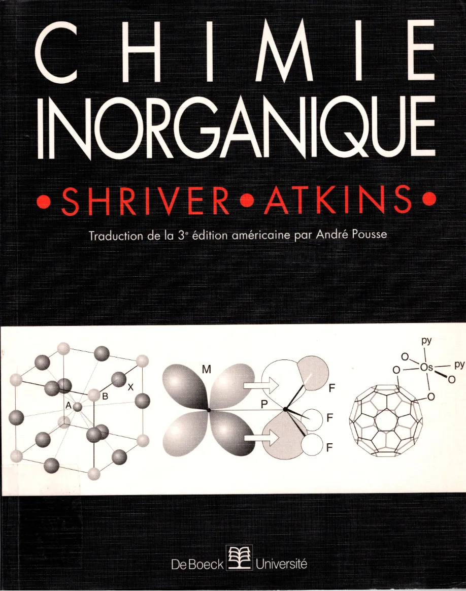 Couverture de Chimie inorganique