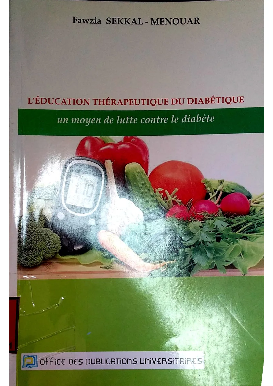 Couverture de L’éducation thérapeutique du diabète : un moyen de lutte contre le diabète