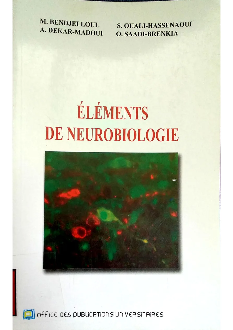 Couverture de Eléments de neurobiologie