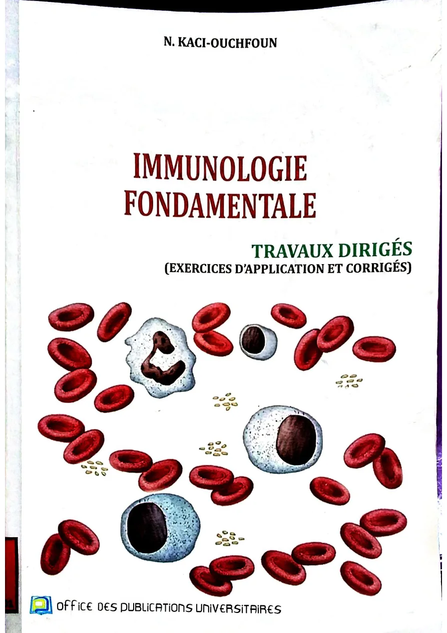 Couverture de Immunologie fondamentale