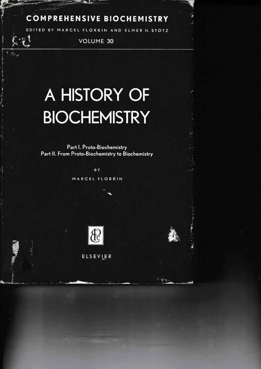 Couverture de Comprehensive biochemistry. Volume 30