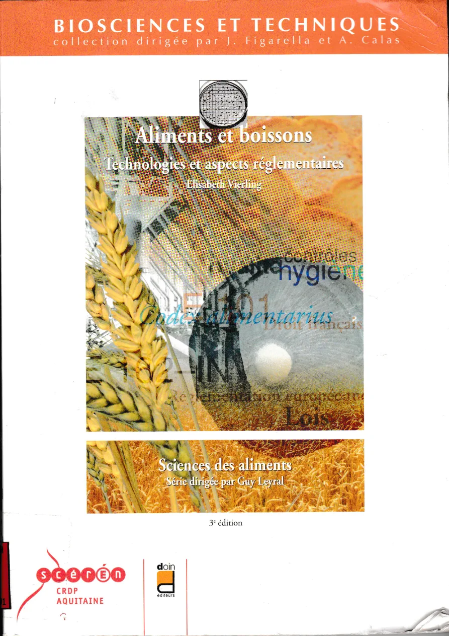 Couverture de Aliments et boissons