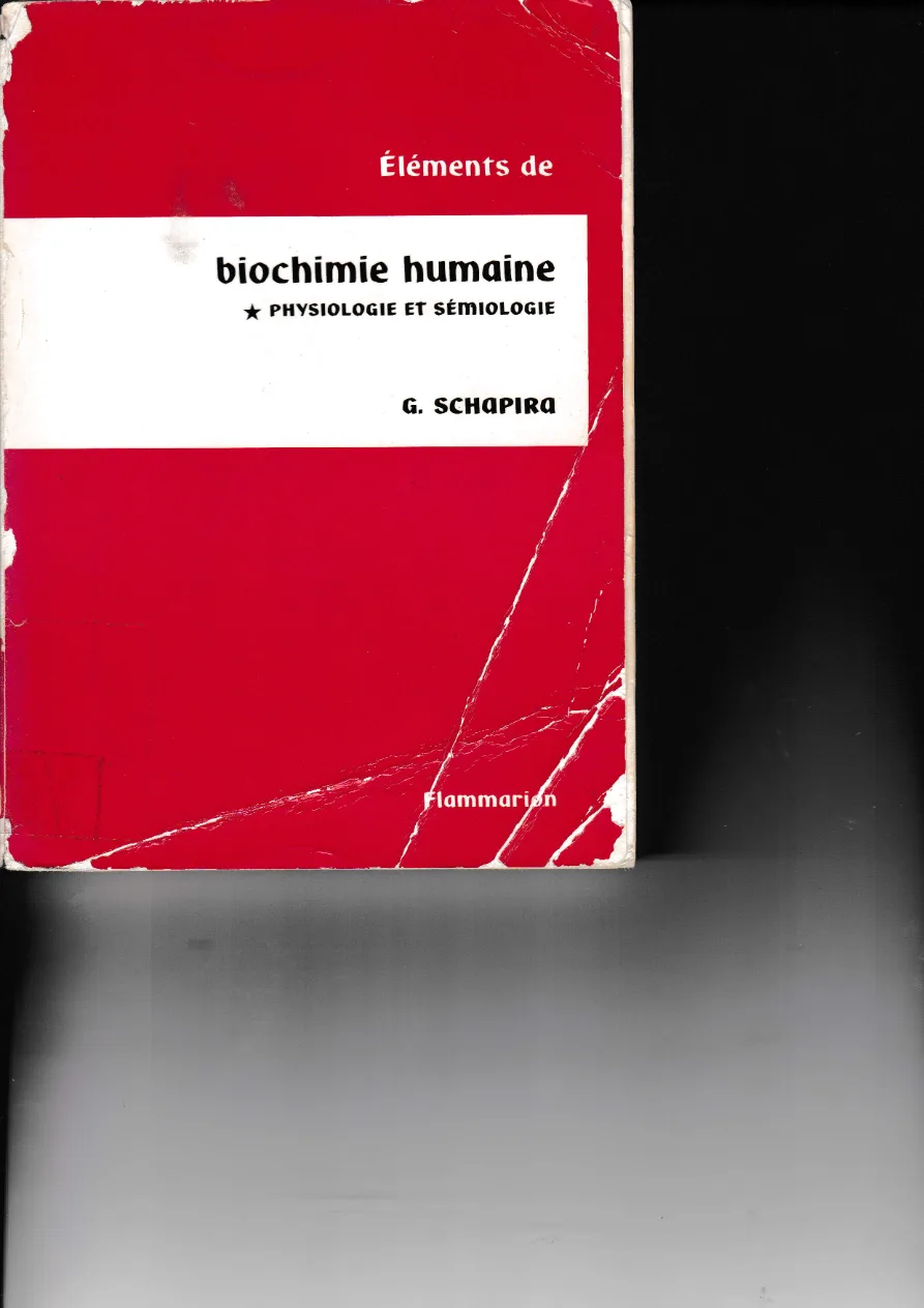 Couverture de Eléments de biochimie humaine
