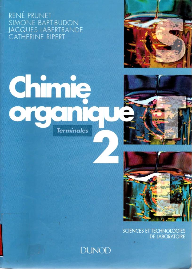 Couverture de Chimie organique
