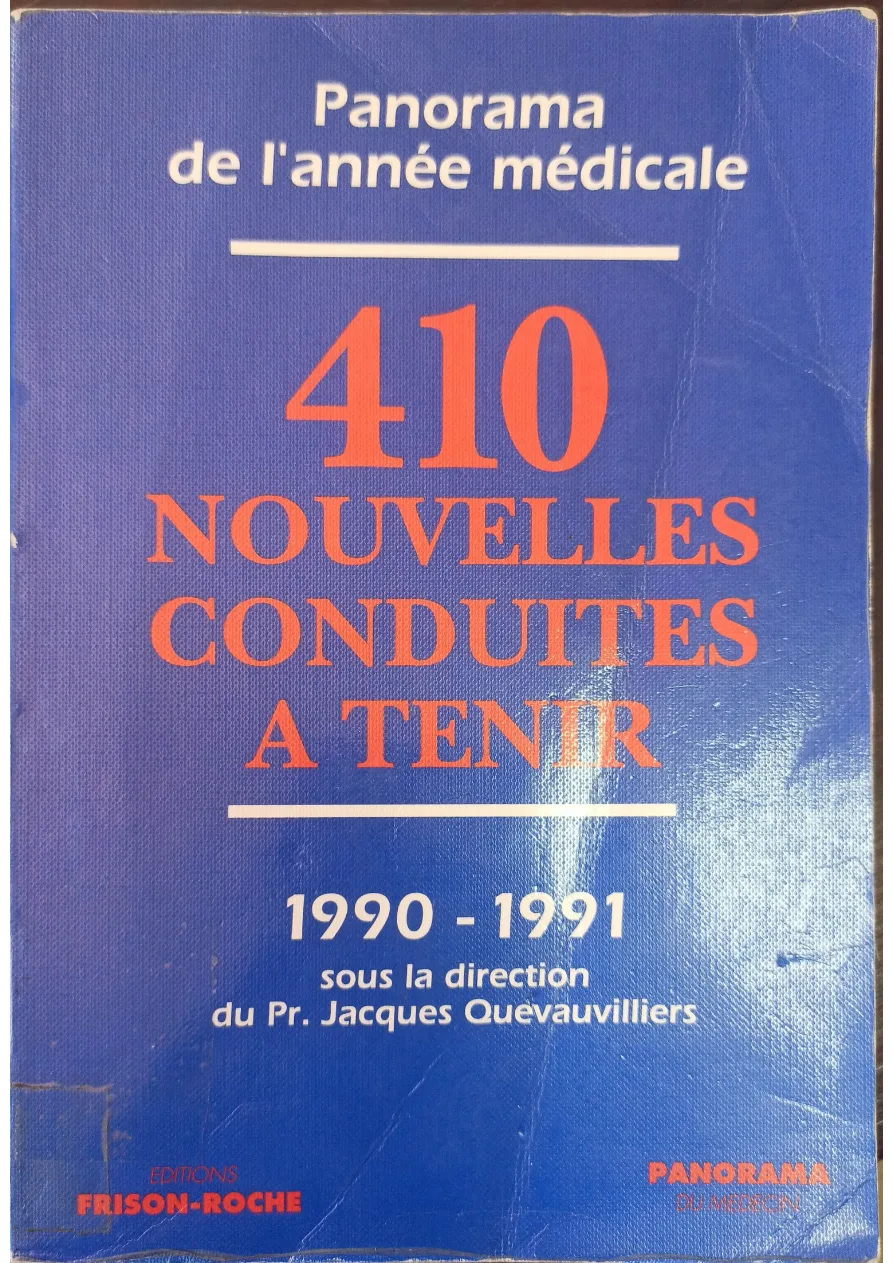 Couverture de 410 Nouvelles conduites à tenir 1990-1991