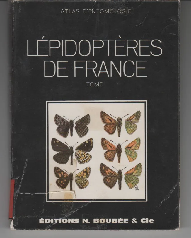 Couverture de Lépidoptères de France tome 1