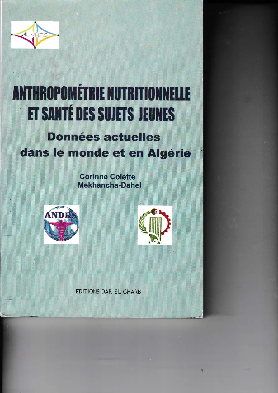 Couverture de Anthropométrie nutritionnelle et santé des sujets jeunes