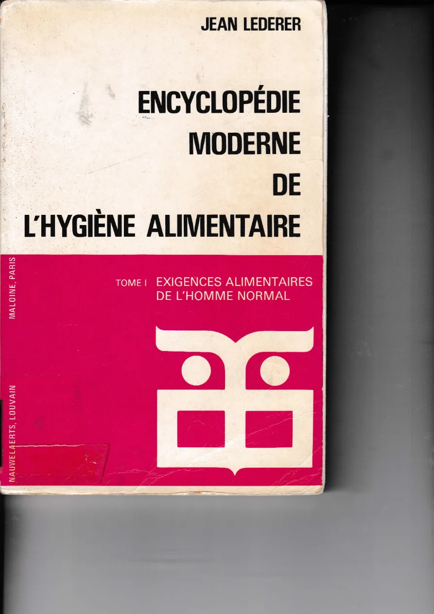 Couverture de Encyclopédie moderne de l'hygiène alimentaire