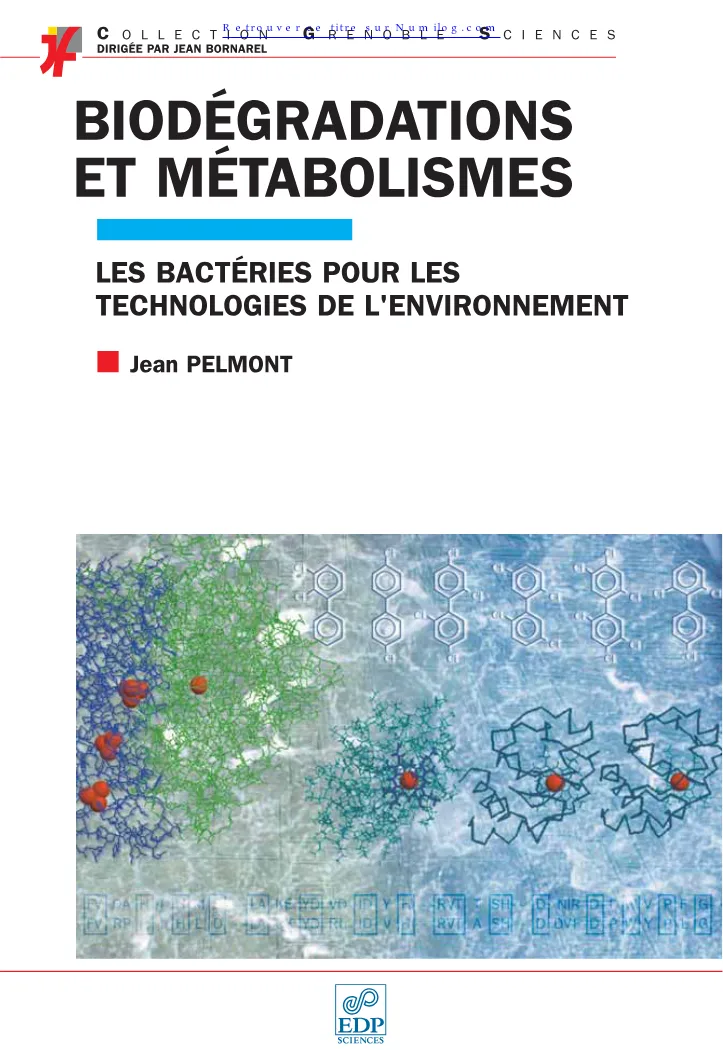 Couverture de Biodégradations et métabolismes
