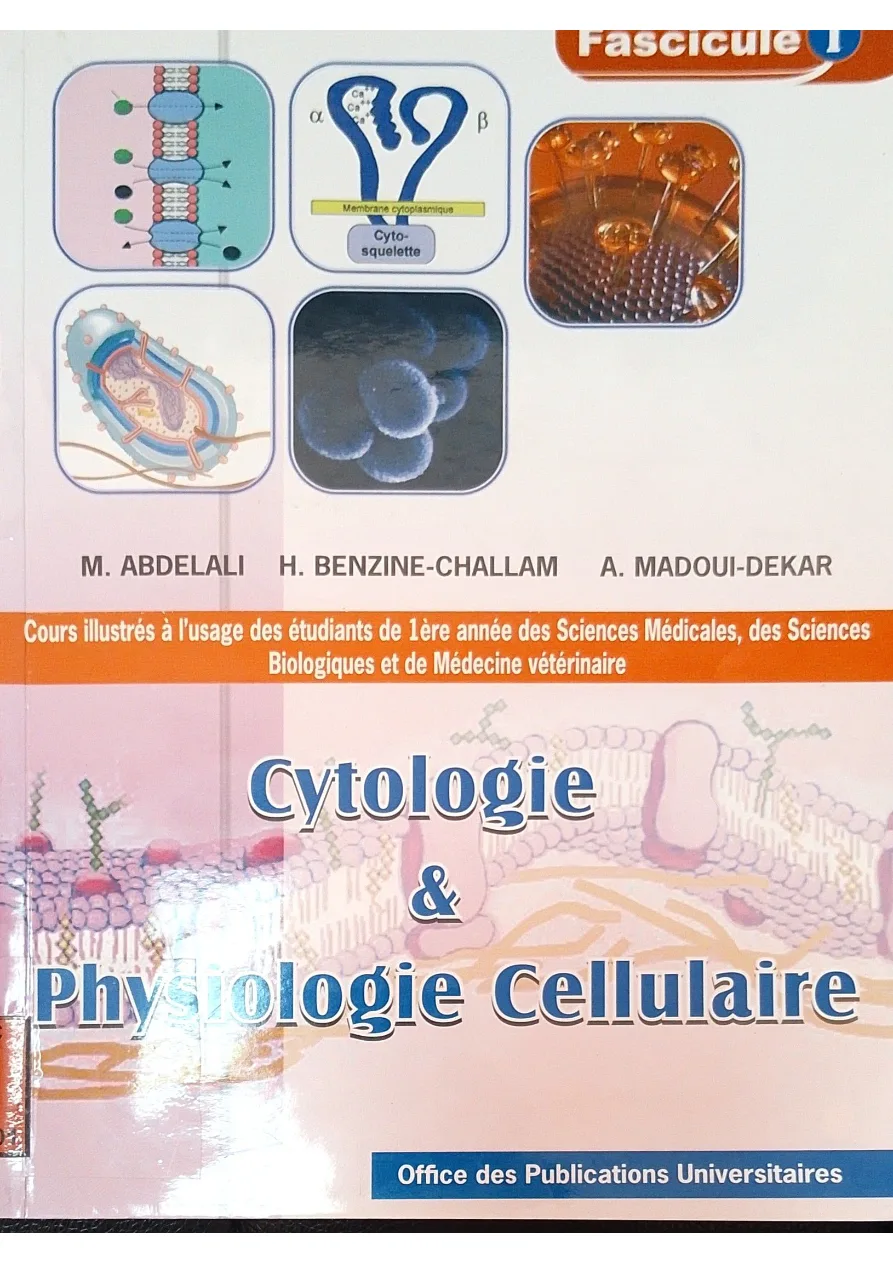 Couverture de Cytologie et physiologie cellulaire . fascicule 1