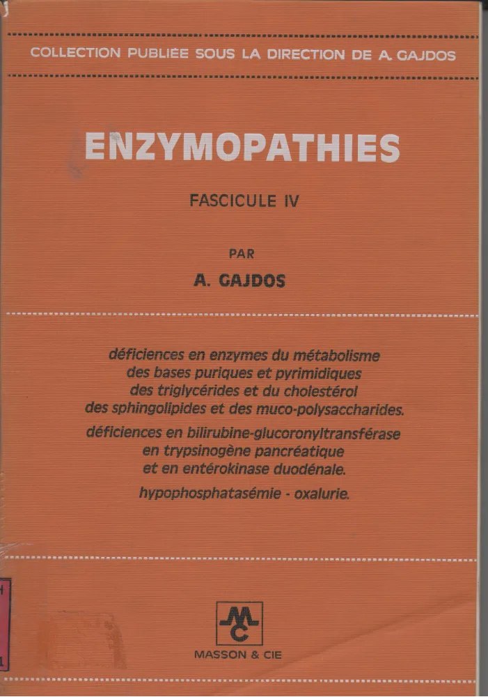 Couverture de Enzymopathies