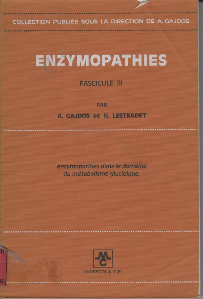 Couverture de Enzymopathies