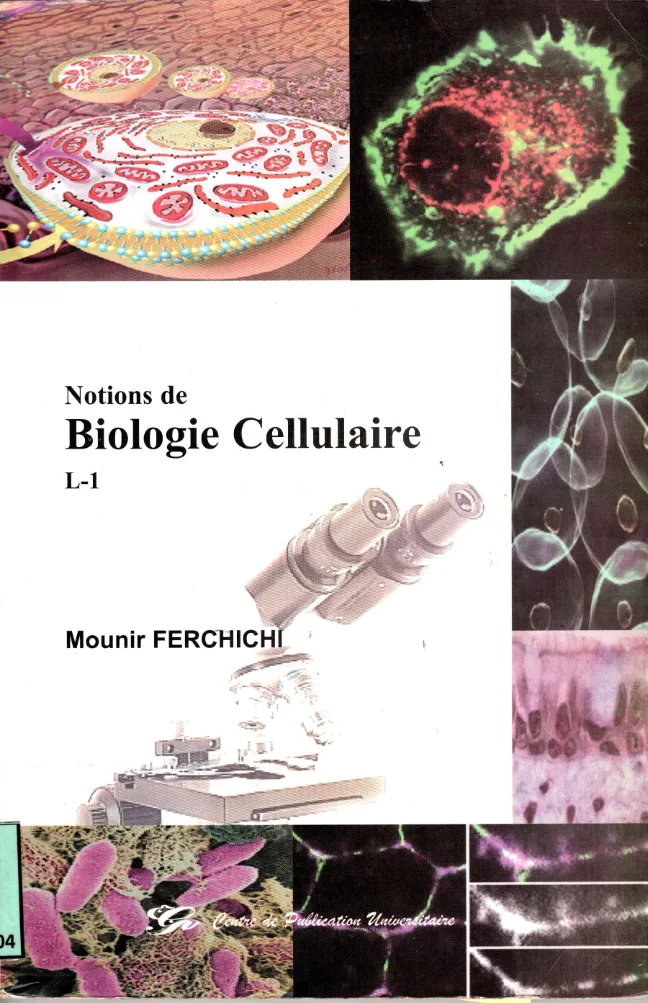 Couverture de Notions de Biologie Cellulaire L1