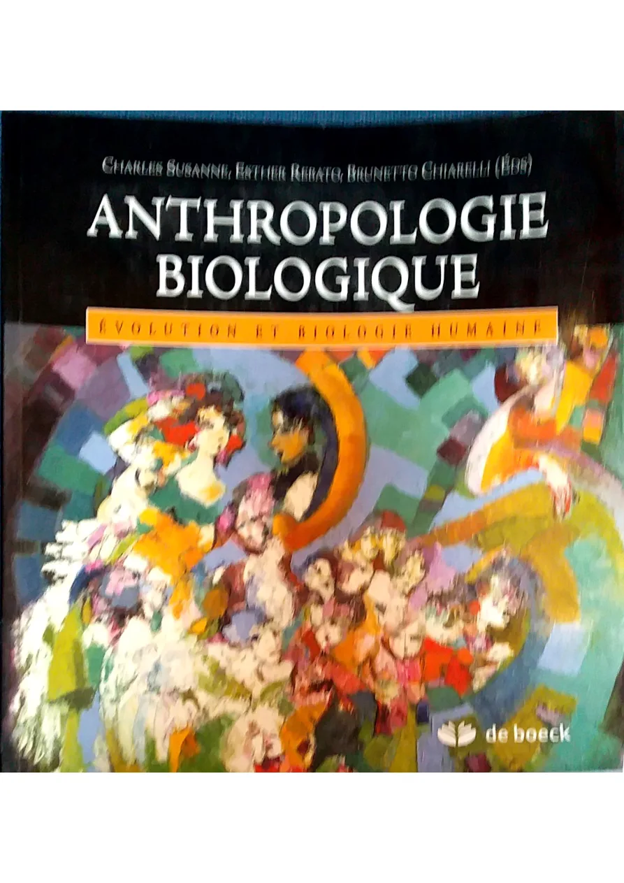 Couverture de Anthropologie biologique