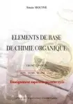 Couverture de Elements de base de chimie organique