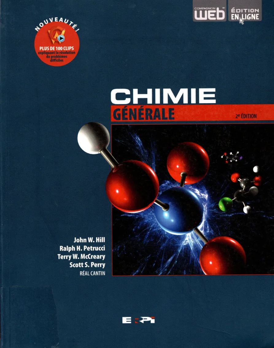 Couverture de Chimie générale