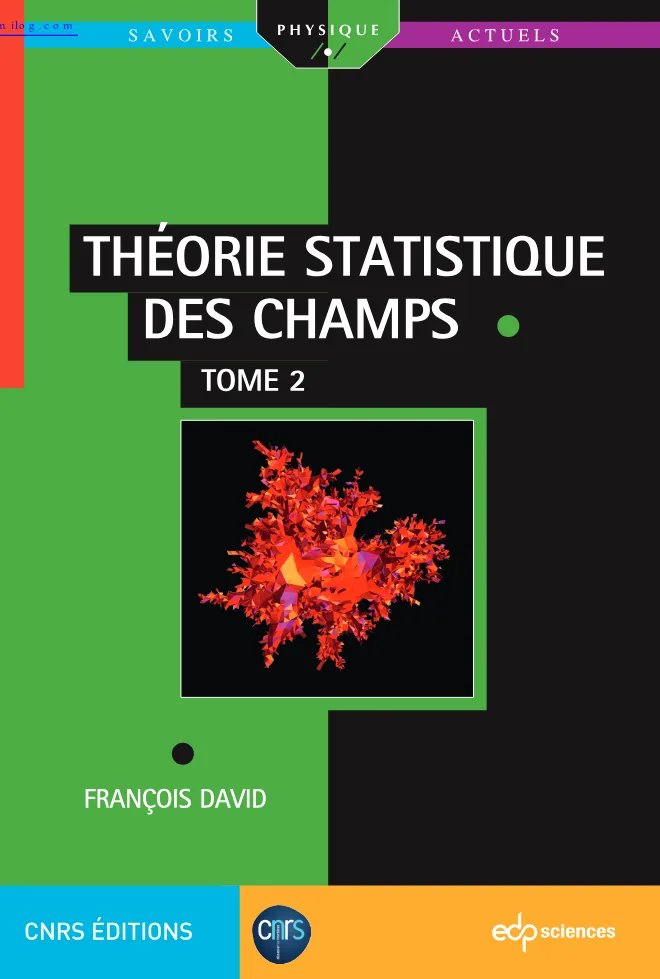 Couverture de Théorie statistique des champs