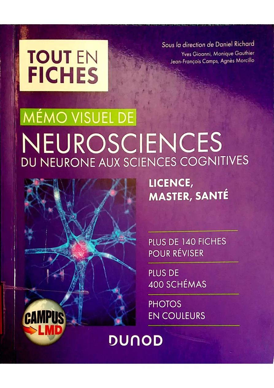 Couverture de Mémo visuel de neurosciences