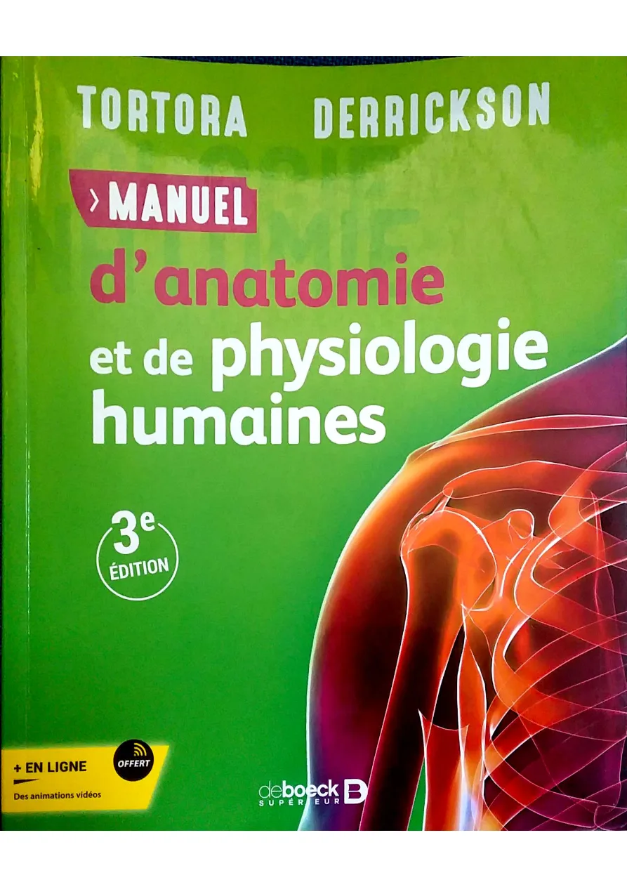Couverture de Manuel d'anatomie et de physiologie humaines