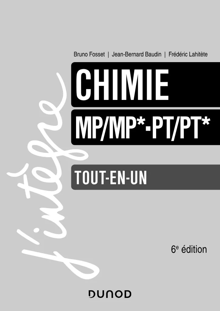 Couverture de Chimie tout-en-un MP-MP* PT-PT*