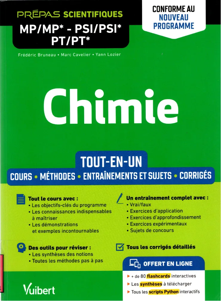 Couverture de Chimie