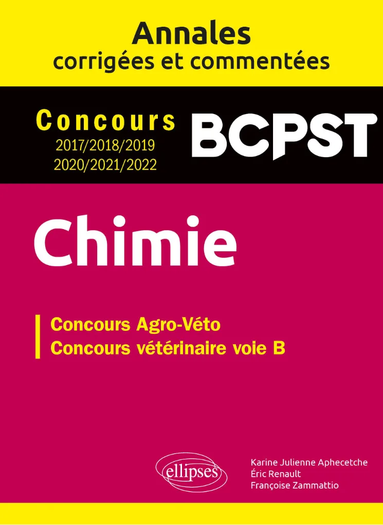 Couverture de Chimie BCPST
