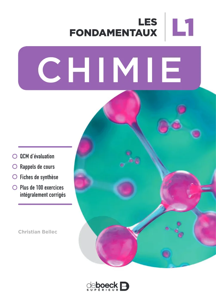 Couverture de Les fondamentaux chimie L1