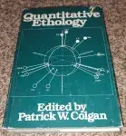 Couverture de Quantitiative ethology