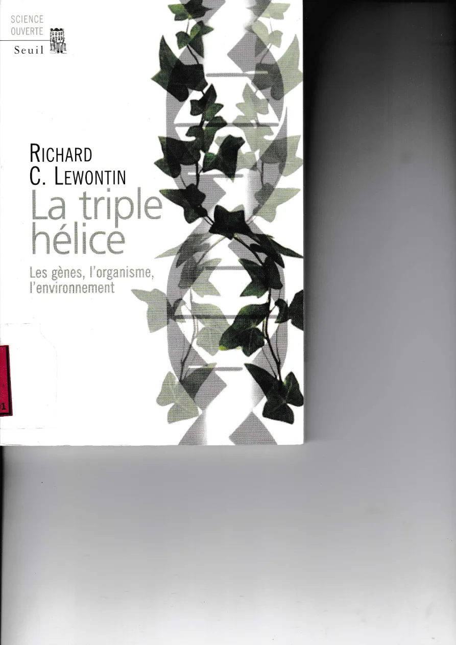 Couverture de La triple hélice