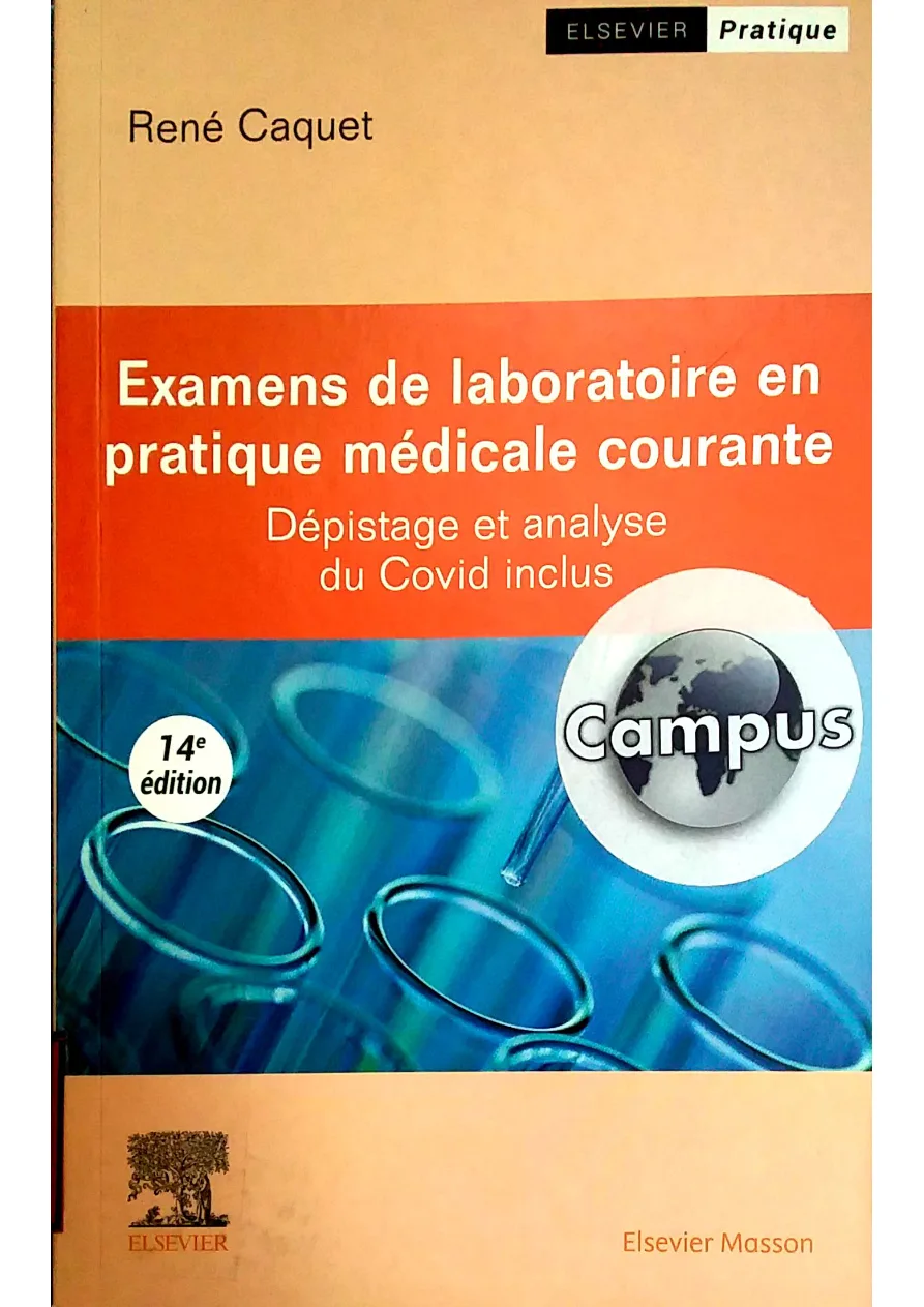 Couverture de Examens de laboratoire en pratique médicale courante