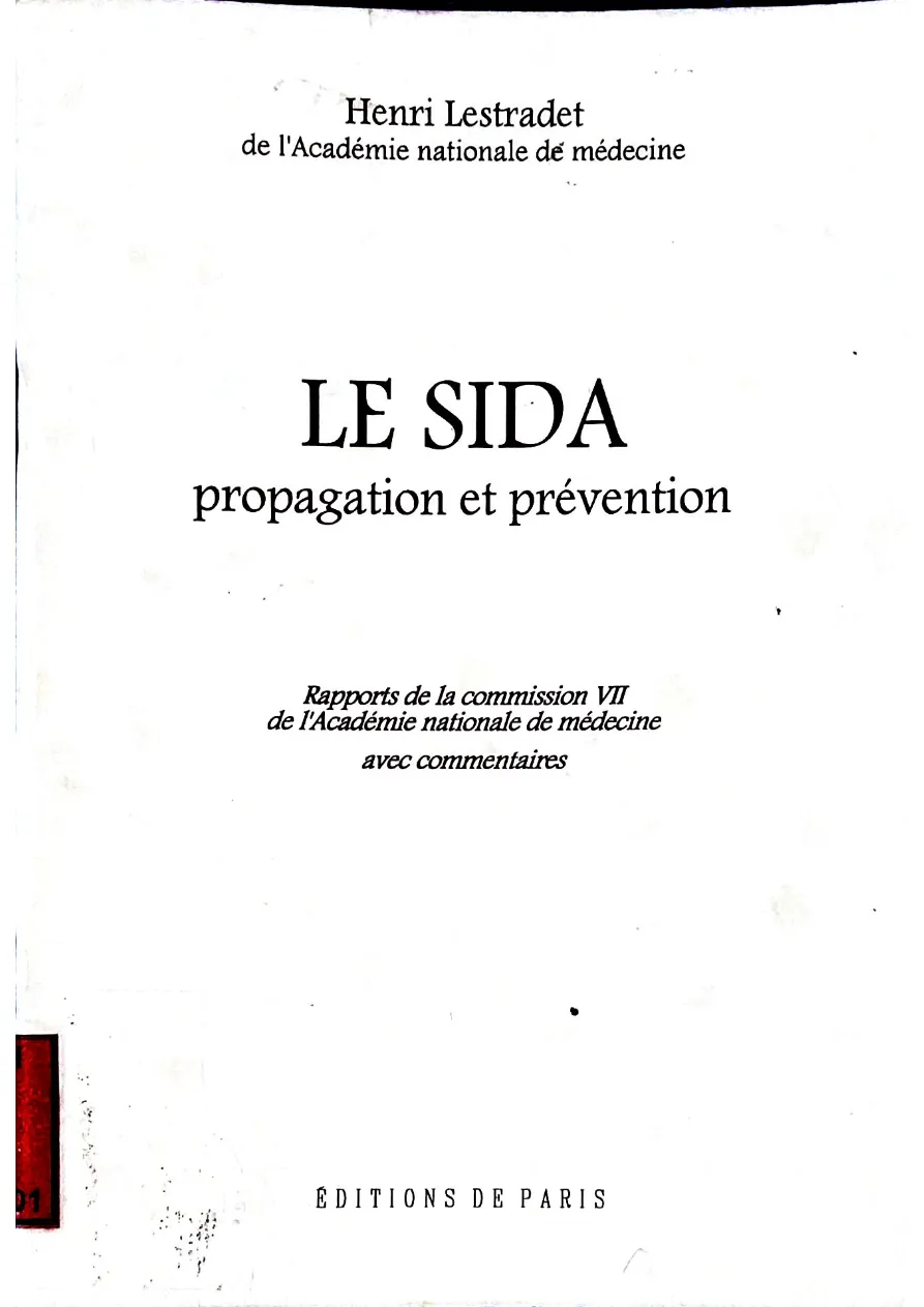 Couverture de Le sida
