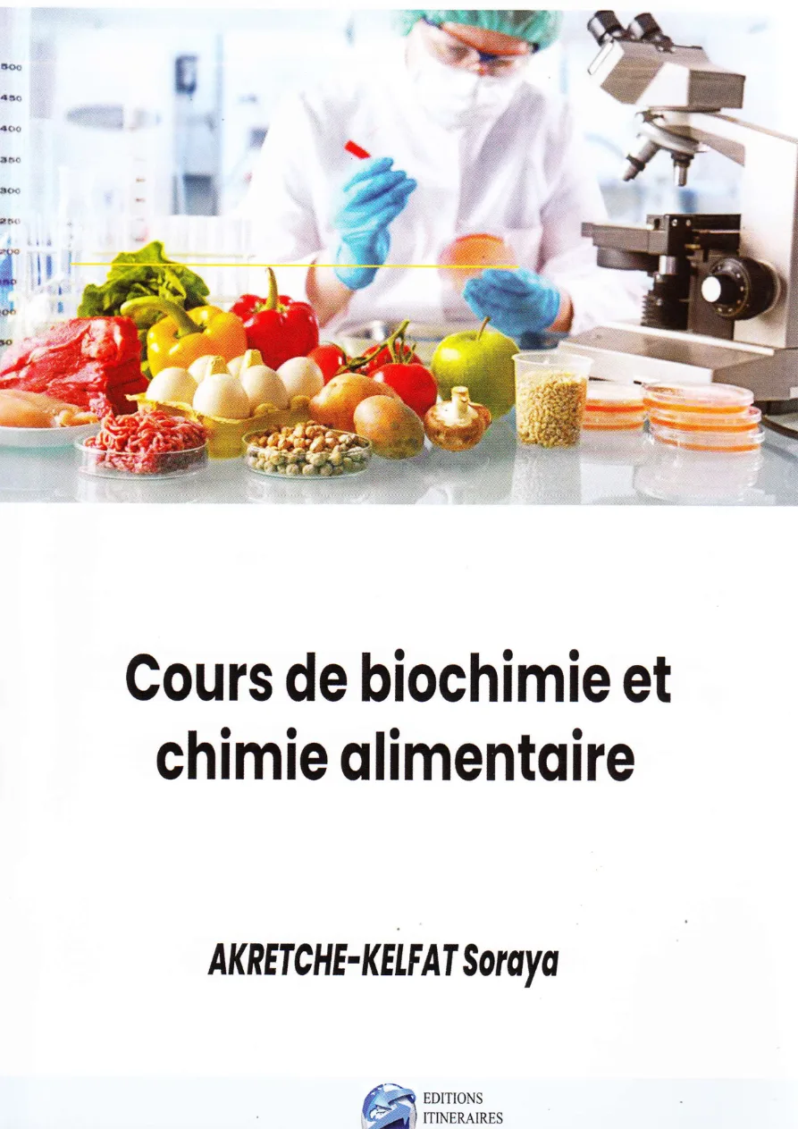 Couverture de Cours de biochimie et chimie alimentaire