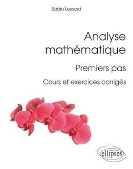 Couverture de Analyse mathématique premiers pas
