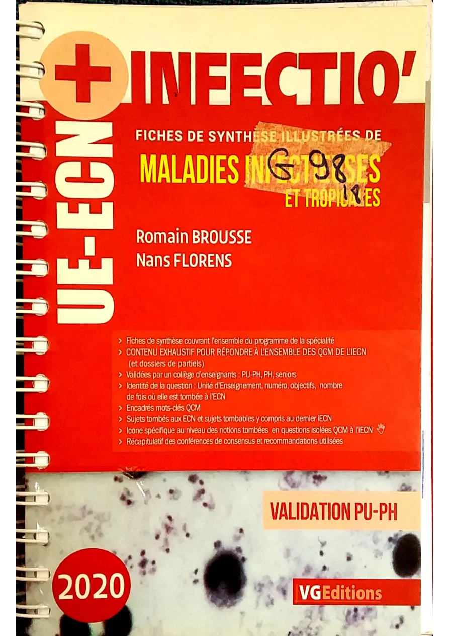 Couverture de Maladies infectieuses et tropicales