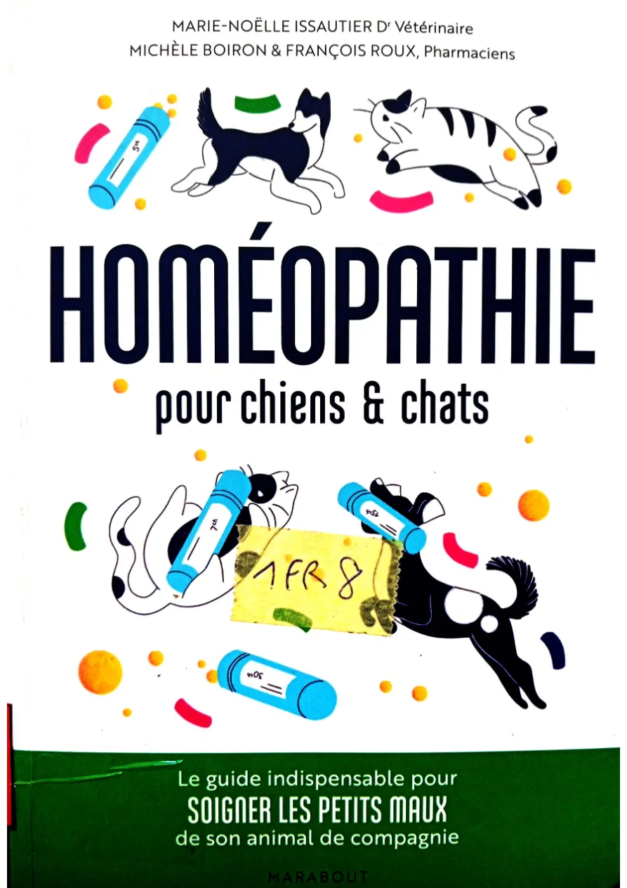 Couverture de Homéopathie pour chiens & chats