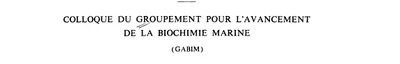Couverture de Les Substances organiques naturelles dissoutes dans l'eau de mer