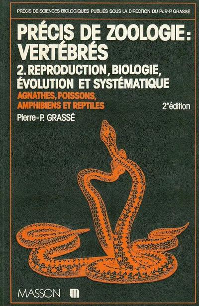 Couverture de Presis de zoologie ; vertebres