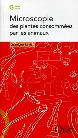 Couverture de Microscopie des plantes consommées par les animaux