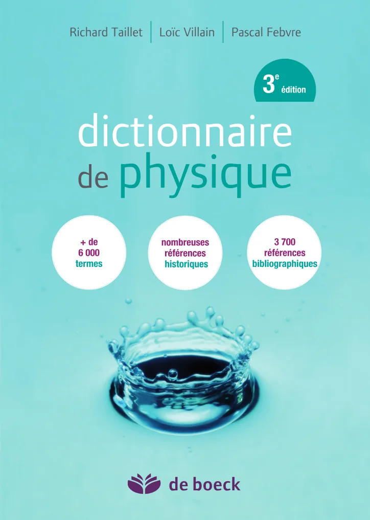 Couverture de Dictionnaire de physique